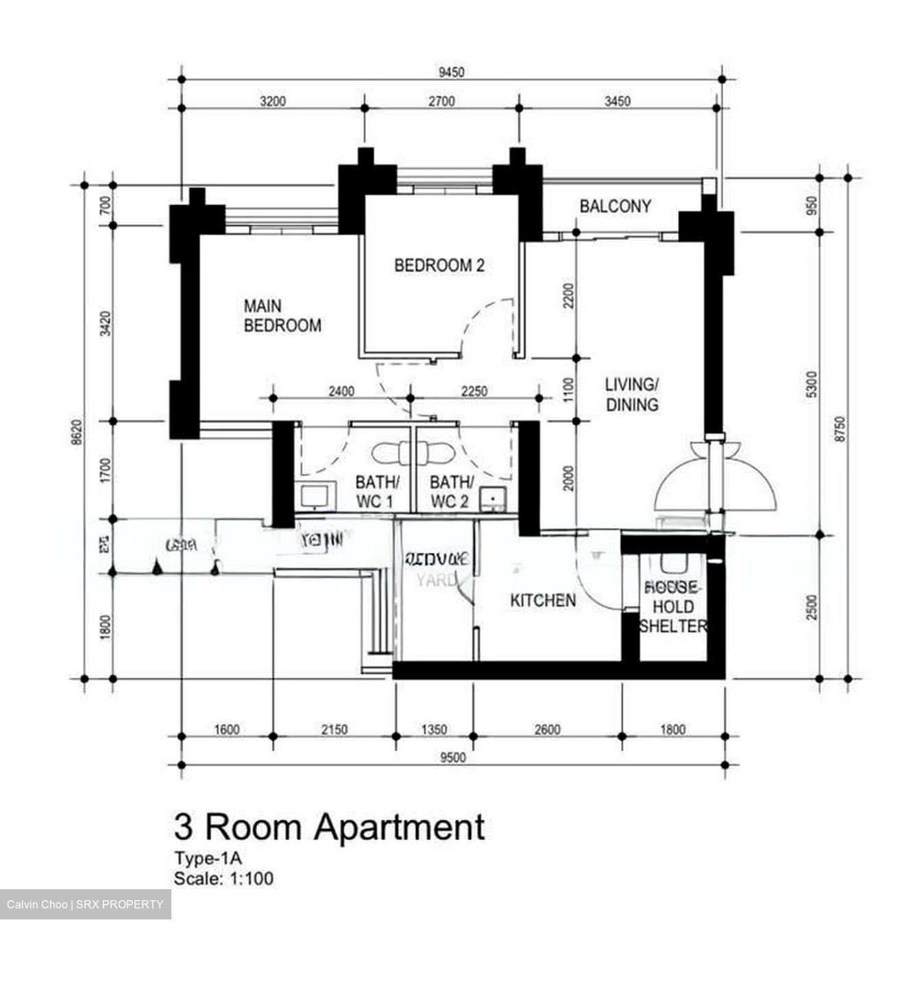Blk 37 Skyresidence @ Dawson (Queenstown), HDB 3 Rooms #580057801